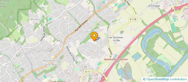 localisation de l'entreprise L'OLYMPE  MONTBONNOT-SAINT-MARTIN