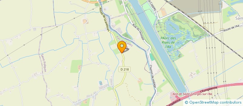 localisation de l'entreprise L'OLYMPE  SAINT-FOLQUIN