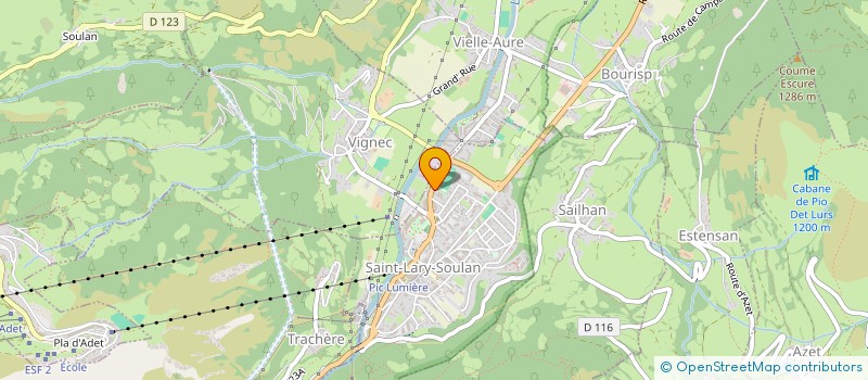 localisation de l'entreprise L'OLYMPIA'COS  SAINT-LARY-SOULAN