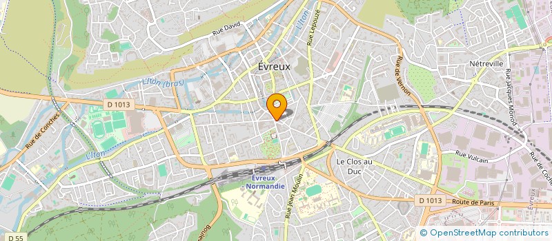 localisation de l'entreprise L'OLYMPIC à EVREUX