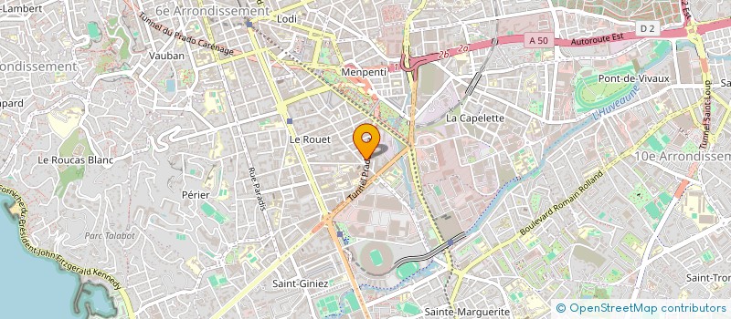 localisation de l'entreprise L'OM C NOTRE VIE à MARSEILLE