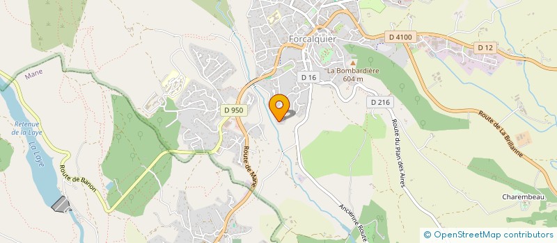 localisation de l'entreprise L'OMA à FORCALQUIER