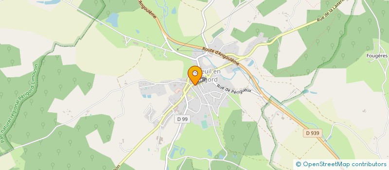 localisation de l'entreprise L OMBRE & HAIR  MAREUIL EN PERIGORD