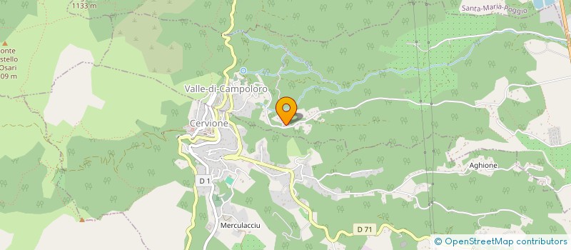 localisation de l'entreprise L'OMBRIA à VALLE-DI-CAMPOLORO