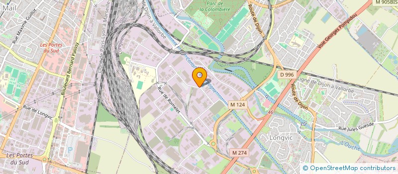 localisation de l'entreprise L-OMEGA à LONGVIC