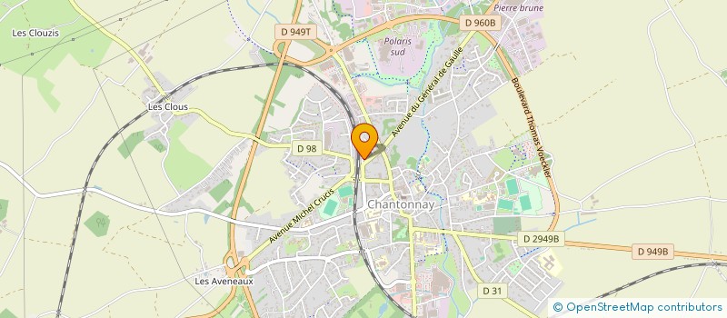 localisation de l'entreprise L'OMNIBUS à CHANTONNAY