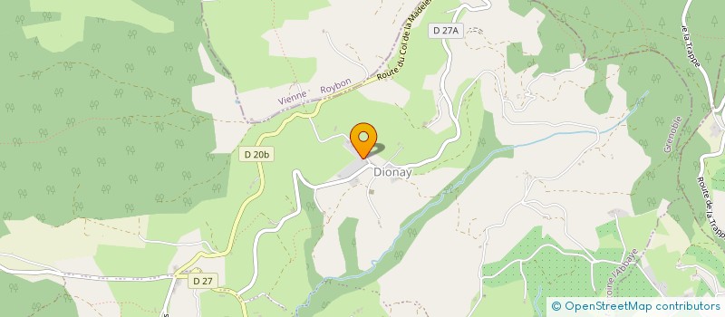 localisation de l'entreprise L'OMNIBUS A CHEVAUX DE SAINT ANTOINE L'ABBAYE  SAINT ANTOINE L'ABBAYE