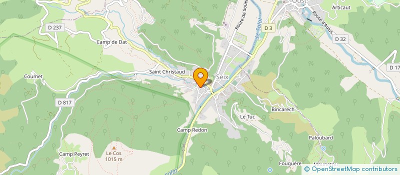 localisation de l'entreprise L'OMNIBUS SALATOIS à SEIX