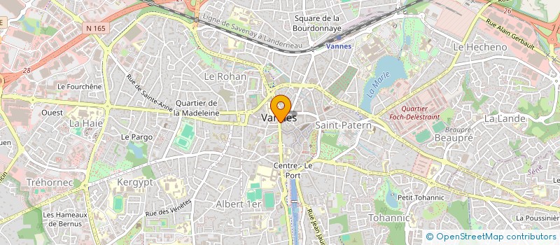 localisation de l'entreprise L'ONCE D'OR II à VANNES