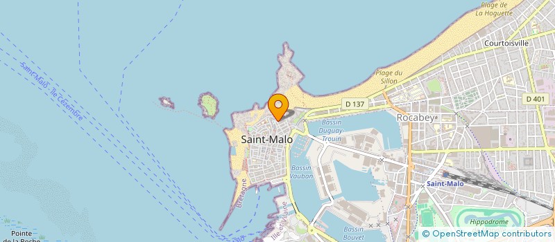 localisation de l'entreprise L'ONCF à SAINT-MALO