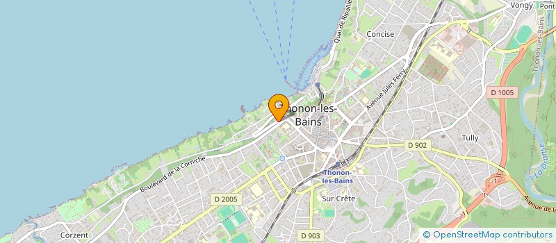 localisation de l'entreprise L'ONCION  THONON-LES-BAINS