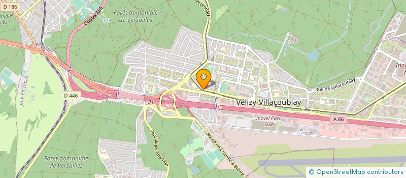 localisation de l'entreprise L'ONDE  VELIZY-VILLACOUBLAY