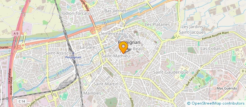 localisation de l'entreprise L ONDE PORTEUSE  PERPIGNAN