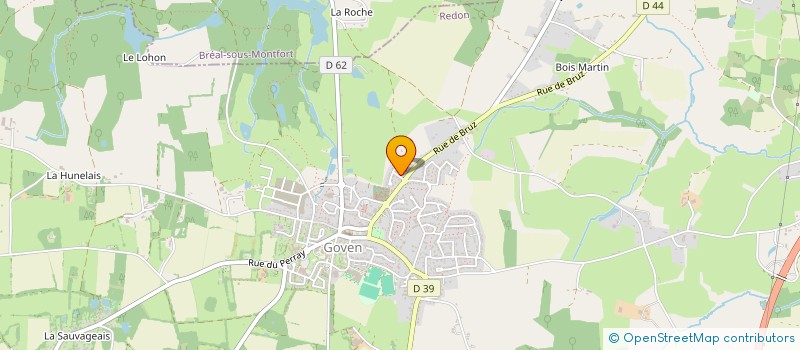 localisation de l'entreprise L'ONDE ROCK  GOVEN