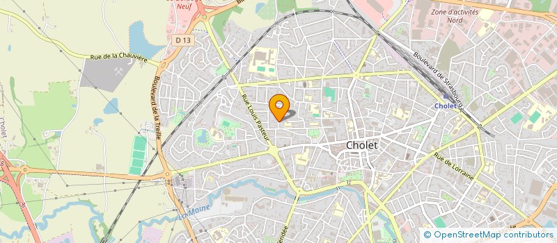 localisation de l'entreprise L'ONDE VAGABONDE à CHOLET