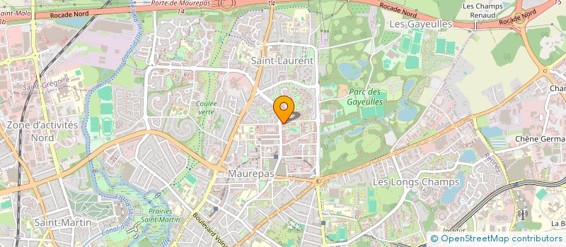 localisation de l'entreprise L'ONDULE  RENNES