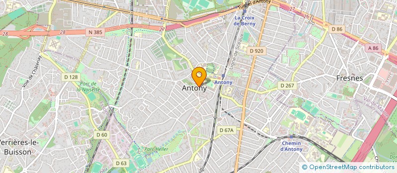 localisation de l'entreprise L'ONGLE D'ANTONIUS à ANTONY