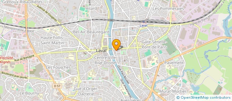 localisation de l'entreprise L ONGLE EN BEAUTE à LAVAL