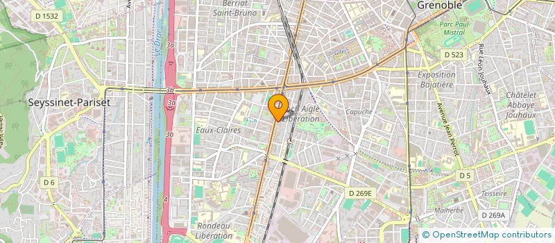 localisation de l'entreprise L'ONGLE PAR ELEGANCE à GRENOBLE