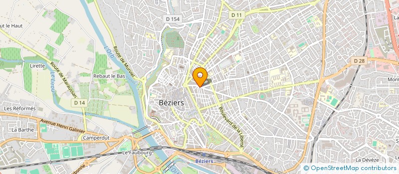 localisation de l'entreprise L'ONGLERIE DE SAM à BEZIERS