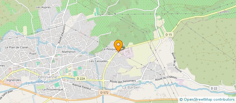 localisation de l'entreprise L'ONGLERIE PROVENCALE à PELISSANNE