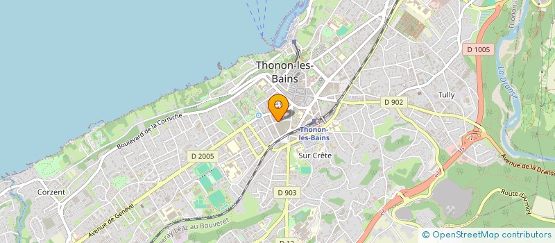 localisation de l'entreprise L'ONIRIQUE à THONON-LES-BAINS
