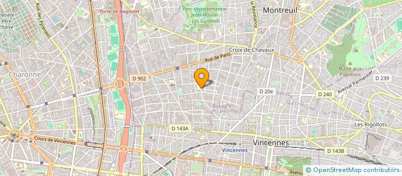 localisation de l'entreprise L'ONIRIQUE BAR à MONTREUIL