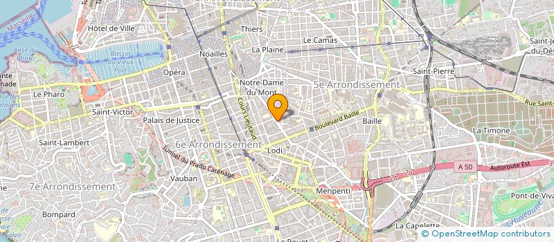 localisation de l'entreprise L'OPALE à MARSEILLE
