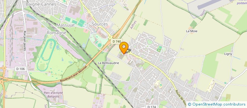 localisation de l'entreprise L'OPALE  AIFFRES