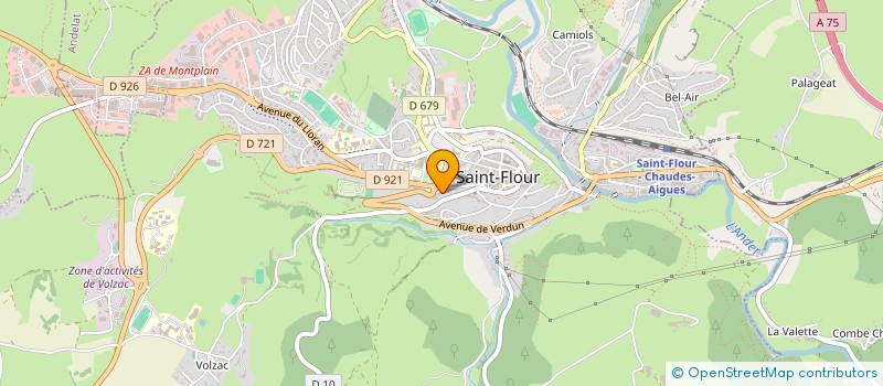 localisation de l'entreprise L'OPALE à SAINT-FLOUR