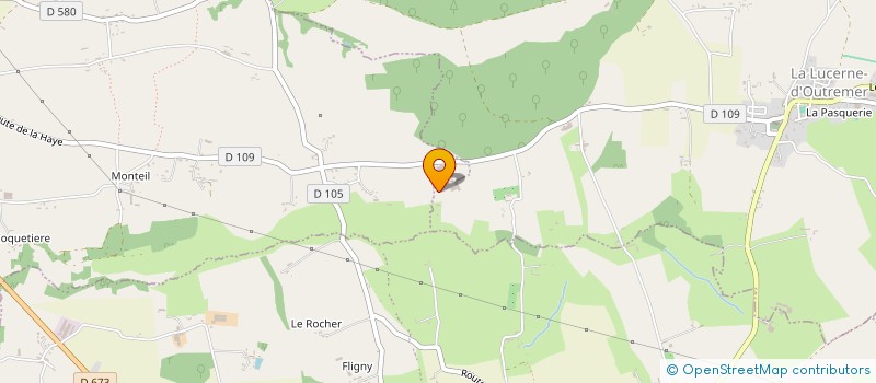 localisation de l'entreprise L'OPALE D'OUTREMER  LA LUCERNE-D'OUTREMER