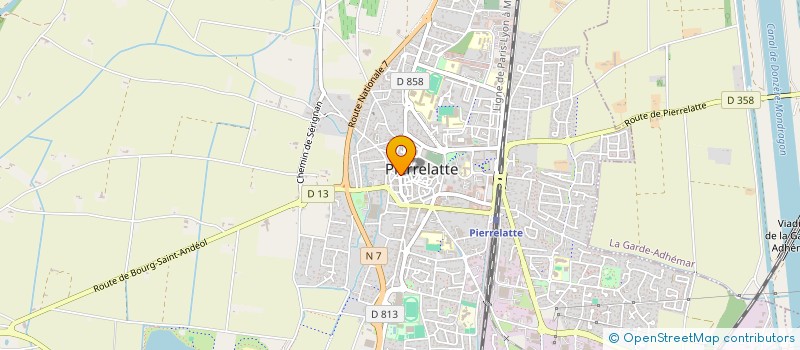 localisation de l'entreprise L OPALINE à PIERRELATTE