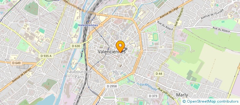 localisation de l'entreprise L'OPEN BAR à VALENCIENNES