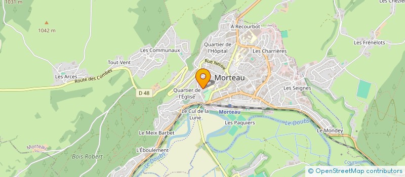 localisation de l'entreprise L'OPERA à MORTEAU
