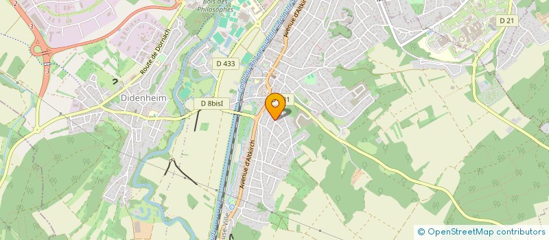 localisation de l'entreprise L'OPERA  BRUNSTATT-DIDENHEIM