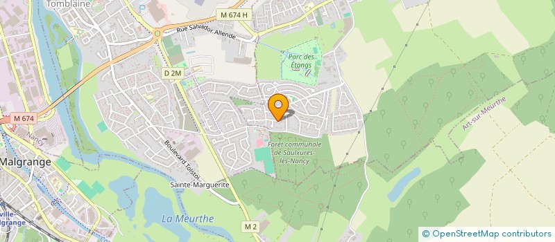 localisation de l'entreprise L'OPERA  SAULXURES-LES-NANCY