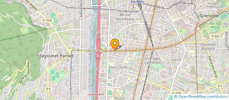localisation de l'entreprise L'OPERA à GRENOBLE