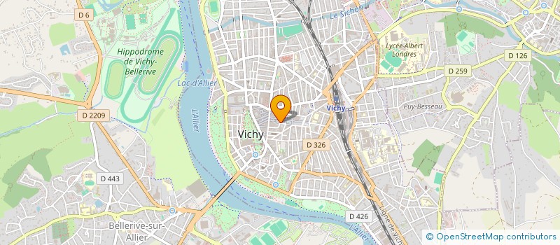 localisation de l'entreprise L'OPPORTUN à VICHY