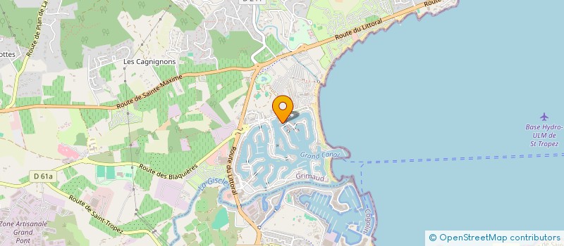localisation de l'entreprise L'OPPORTUNITE à GRIMAUD