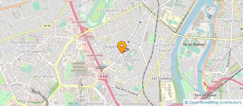 localisation de l'entreprise L'OPTICIANNE  TOULOUSE