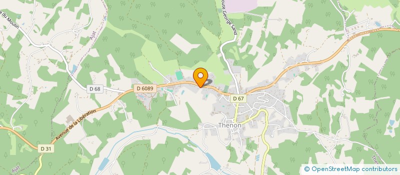 localisation de l'entreprise L'OPTICIEN  THENON