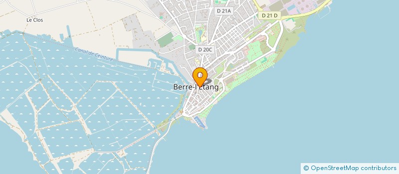 localisation de l'entreprise L'OPTICIEN BERROIS  BERRE-L'ETANG