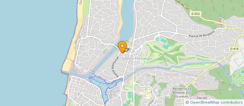 localisation de l'entreprise L'OPTICIEN D'HOSSEGOR  SOORTS-HOSSEGOR