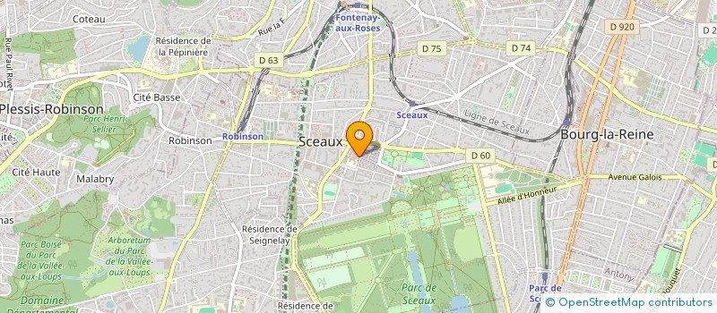 localisation de l'entreprise L'OPTICIEN DE SCEAUX à SCEAUX