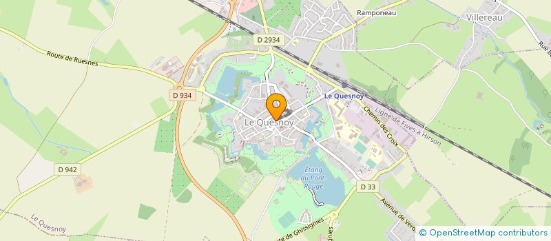 localisation de l'entreprise L'OPTICIEN DES REMPARTS  LE QUESNOY