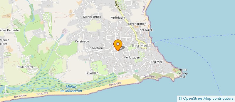 localisation de l'entreprise L'OPTICIEN QUIMPEROIS à FOUESNANT