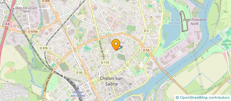 localisation de l'entreprise L'OPTIMISTE à CHALON-SUR-SAONE