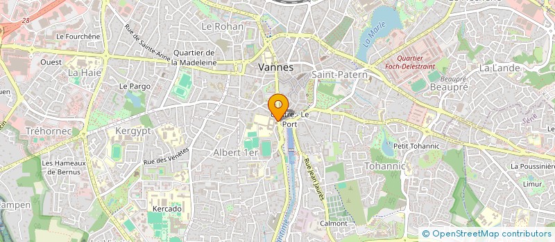 localisation de l'entreprise L'OPTIMISTE, VANNES à VANNES