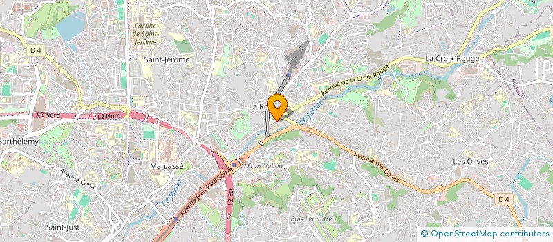 localisation de l'entreprise L'OPTIQUE DU XIII EME ARRONDISSEMENT à MARSEILLE