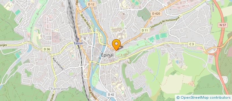 localisation de l'entreprise L'OPTIQUE PARMENTELAT à EPINAL